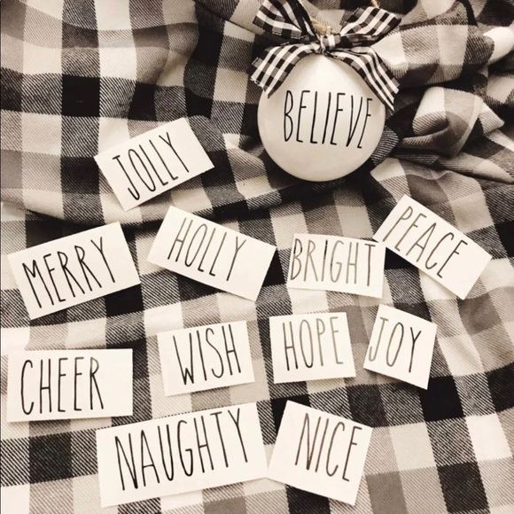Rae Dunn Inspired christmas Decals - Picture 1 of 1